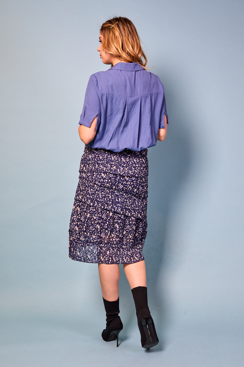 Susan Layered Floral Skirt